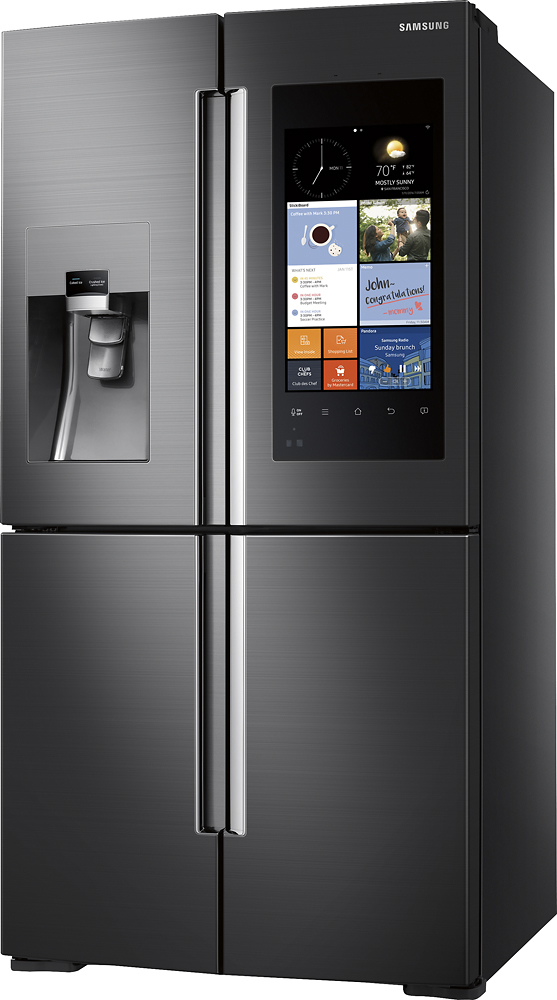 Customer Reviews: Samsung Family Hub 27.9 Cu. Ft. 4-Door Flex Smart ...
