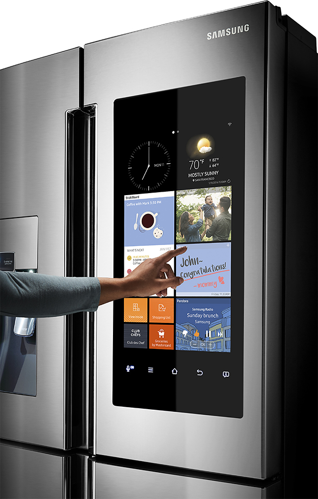 Smart Refrigerator Samsung Family Hub Frech Door w/TV - Appliances -  Hayward, California, Facebook Marketplace