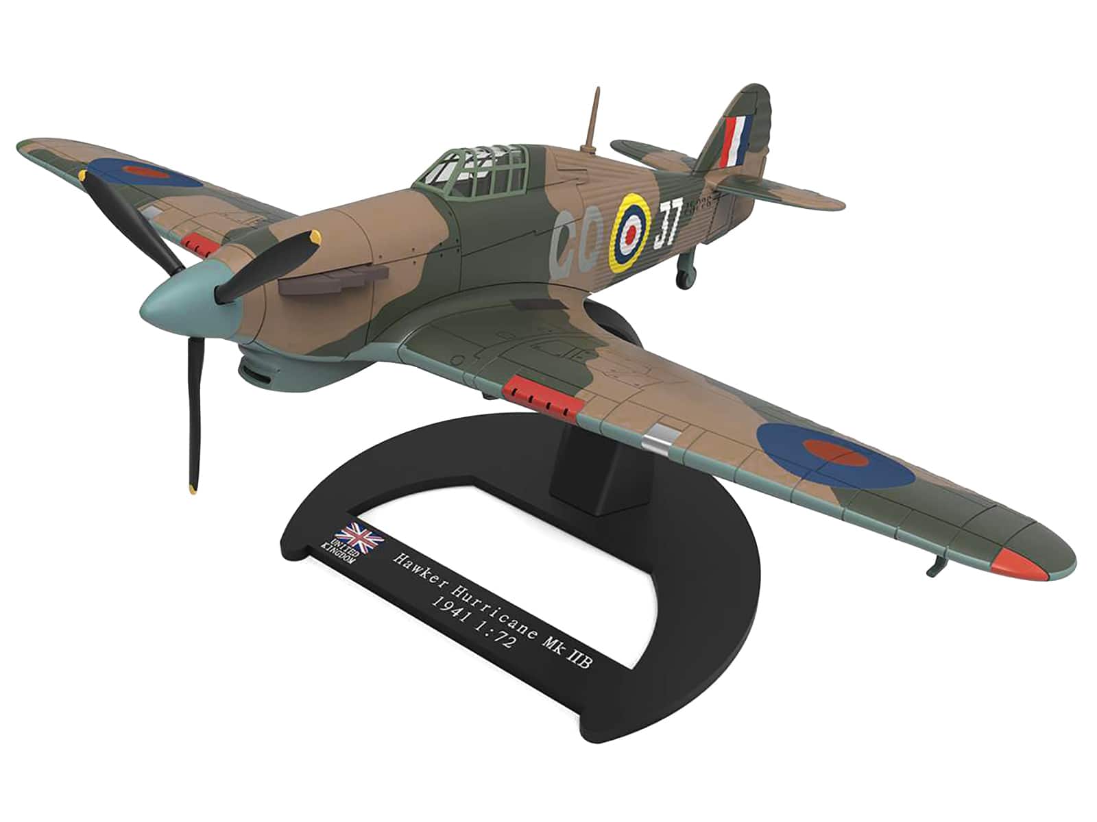 "Hawker Hurricane Mk.IIB Aircraft ""USSR"" (1941) British Royal Air Force 1/72 Scale Diecast Model Airplane by Luppa" price history on PriceWatchPro