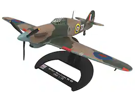 Hawker Hurricane Mk.IIB Aircraft "USSR" (1941) British Royal Air Force 1/72 Scale Diecast Model Airplane by Luppa
