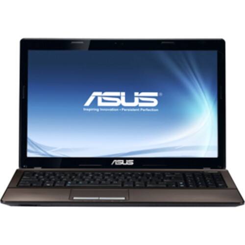 Front Standard. Asus - K Series 15.6" Laptop - 4GB Memory - 500GB Hard Drive - Mocha.