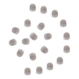 Unique Bargains - 10pcs 9mm High Sensitivity Fiber Mesh Replacement Tips for Stylus Pens, No Scratch - Silver