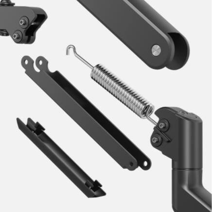 Alt View 4. One for All - MONITOR ARM, SOLID, DUAL, BLACK, US - Black.