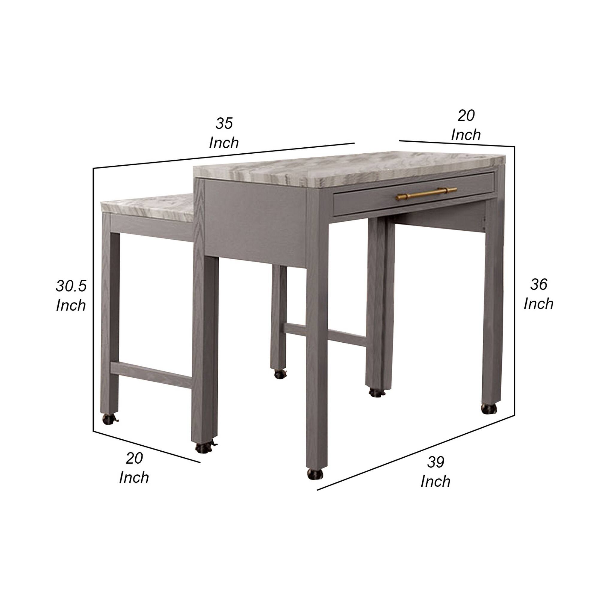 35 Inch x 20 Inch x 30.5 Inch x 36 Inch x 20 Inch x 39 Inch