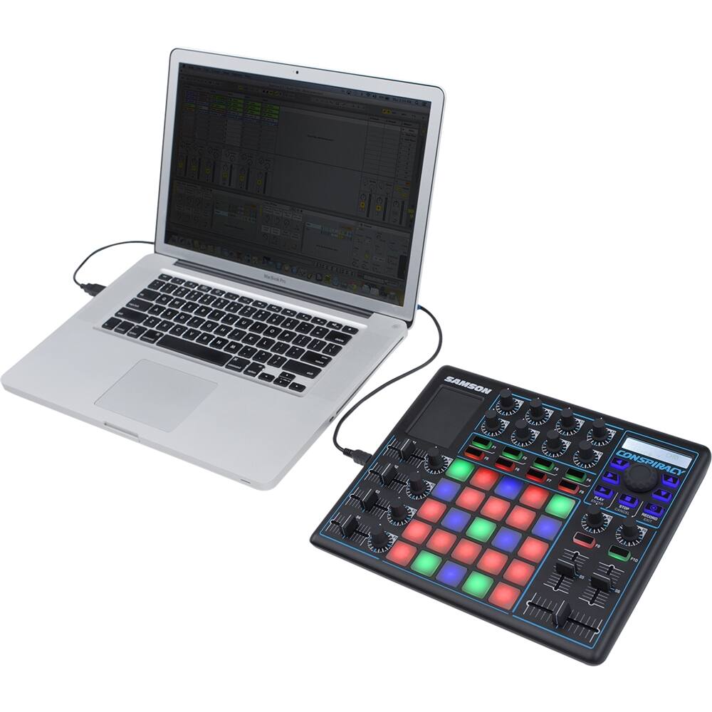 Best Buy Samson Conspiracy™ USB MIDI Control Surface Black SACONSPIR