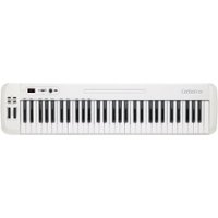 Samson - Carbon 61-Key USB MIDI Keyboard Controller - White - Front_Zoom
