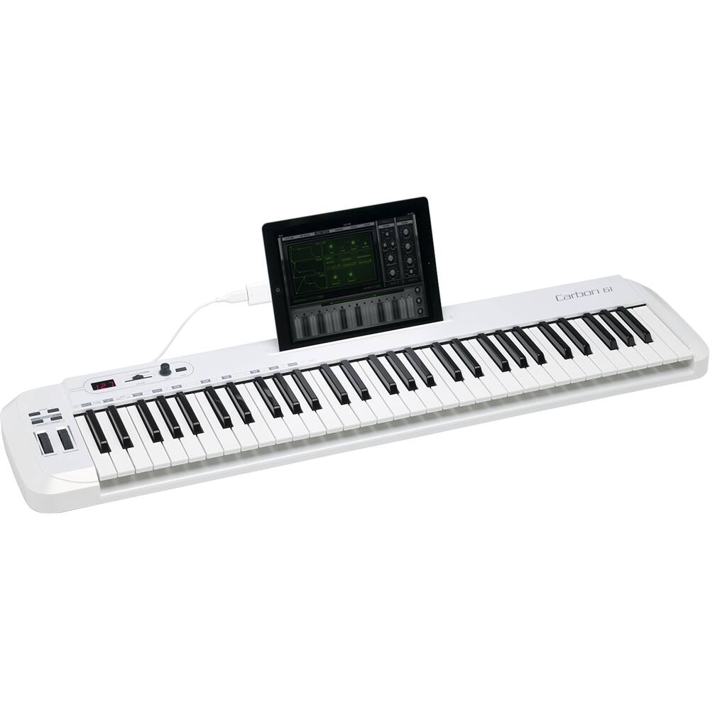 Alt View 11. Samson - Carbon 61-Key USB MIDI Keyboard Controller - White.
