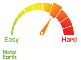 Easy  
Metal Earth  
Hard