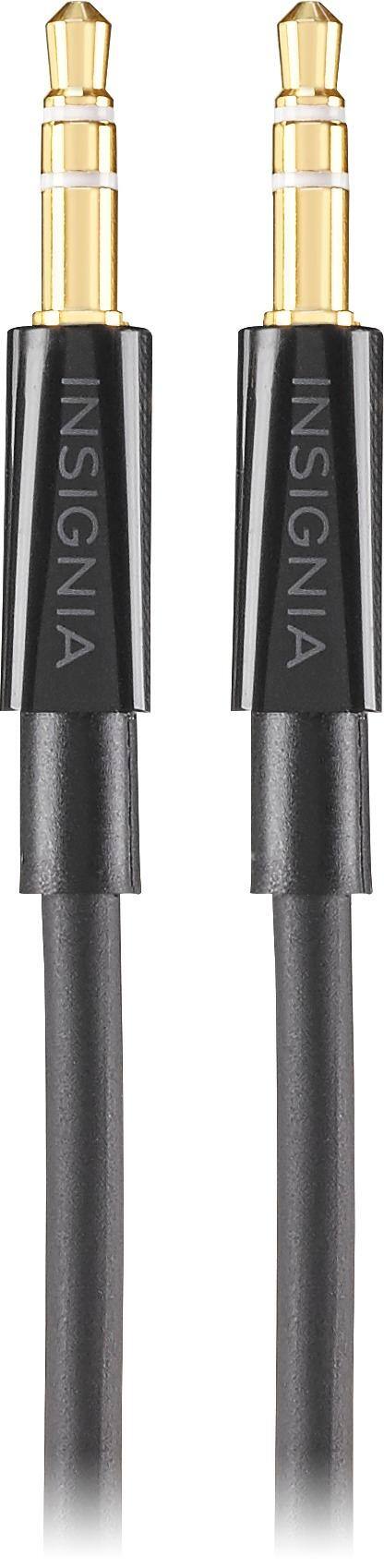 Alt View 12. Insignia™ - 9' Coiled Audio Cable - Black.
