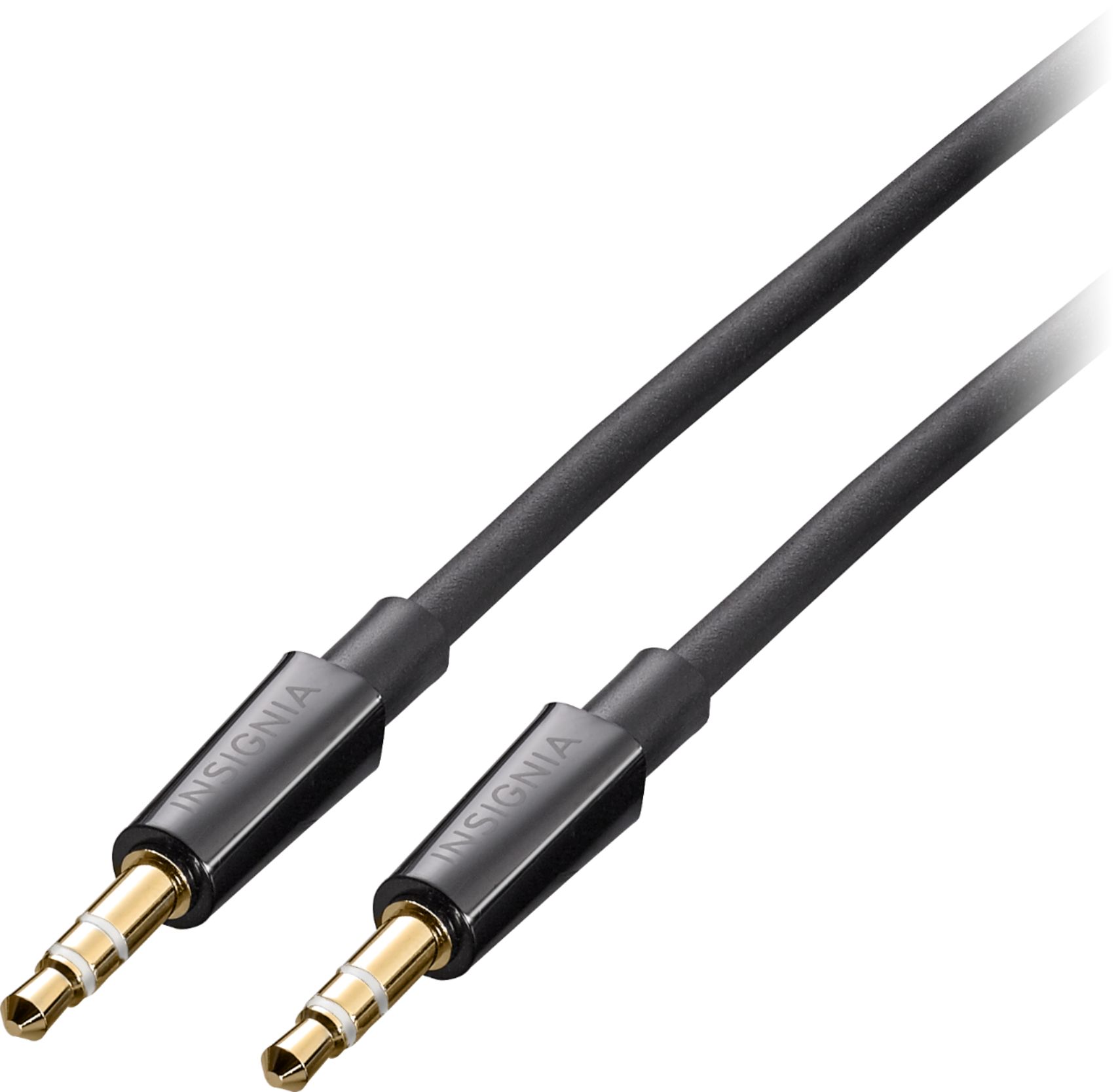 Alt View 13. Insignia™ - 9' Coiled Audio Cable - Black.