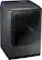 Angle. Samsung - 7.4 cu. ft. 12-Cycle Electric Dryer with Steam - Black stainless steel.