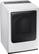 Angle. Samsung - 7.4 Cu. Ft. 12-Cycle Electric Dryer with Steam - Neat white.