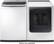 Alt View 12. Samsung - 7.4 Cu. Ft. 12-Cycle Electric Dryer with Steam - Neat white.