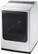Left. Samsung - 7.4 Cu. Ft. 12-Cycle Electric Dryer with Steam - Neat white.