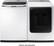 Alt View 12. Samsung - 7.4 cu. ft. 12-Cycle Electric Dryer with Steam - White.