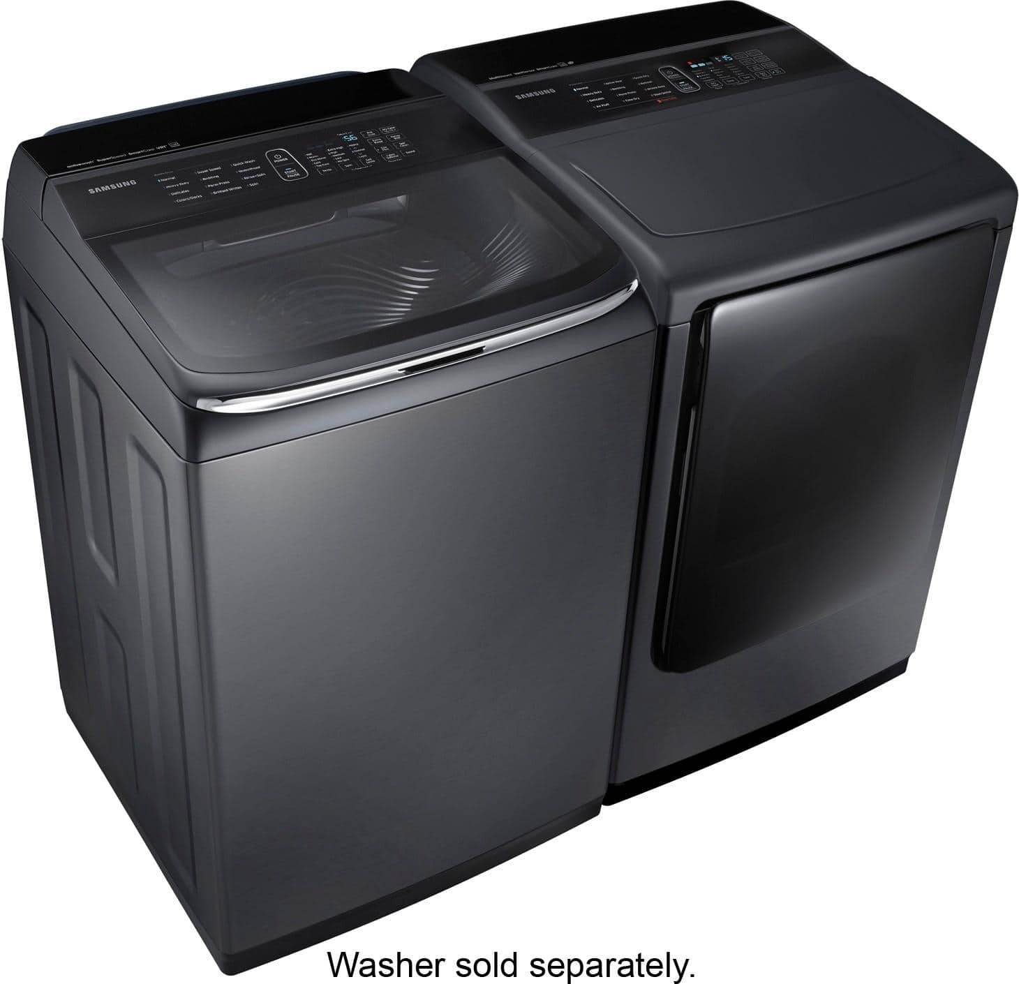 Best Buy Samsung 7.4 cu. ft. 12Cycle Gas Dryer with Steam Black