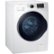 Angle Zoom. Samsung - 2.2 Cu. Ft. High Efficiency Stackable Front Load Washer with Steam - White.
