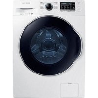 Samsung - Open Box 2.2 Cu. Ft. High Efficiency Stackable Front Load Washer with Steam - White - Front_Zoom