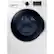 Front. Samsung - 2.2 Cu. Ft. High-Efficiency Stackable Smart Front Load Washer with Steam and Super Speed Wash - White.