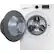 Alt View 13. Samsung - 2.2 Cu. Ft. High-Efficiency Stackable Smart Front Load Washer with Steam and Super Speed Wash - White.