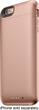 mophie - Juice Pack External Battery Case for Apple® iPhone® 6 Plus and 6s Plus - Rose Gold - Larger Front