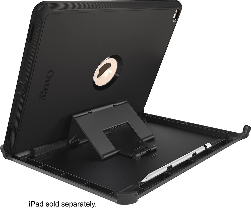 Alt View 12. OtterBox - Defender Series Case for Apple® iPad® Pro 12.9" - Black.