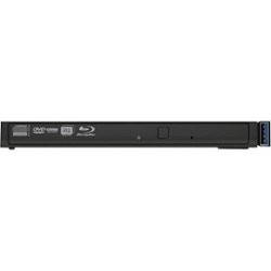 Buffalo - 6x External USB 2.0 Blu-ray Disc Double-Layer DVD±RW/CD-RW Drive - Black - Front_Zoom