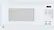 Front. GE - 0.7 Cu. Ft. Compact Microwave - White.