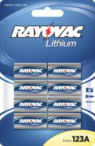 Rayovac - CR123 Lithium Battery-Front_Standard 