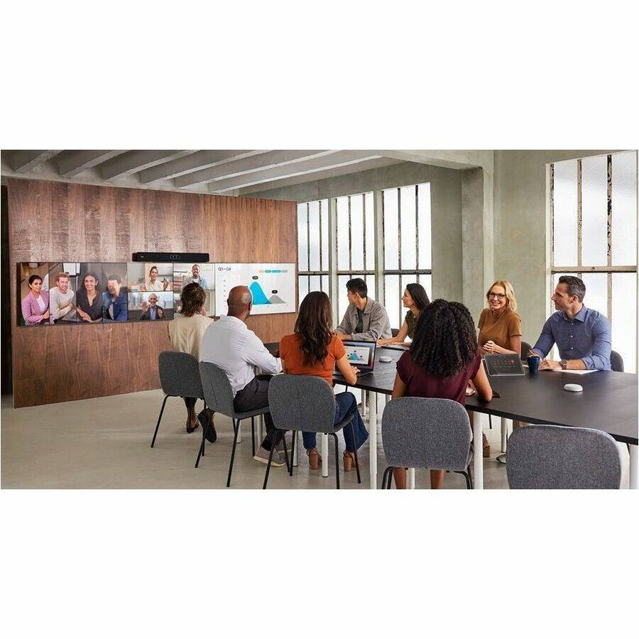 Alt View 1. Cisco Consumer Products - Cisco Room Bar Pro - First Light Video Conference Equipment - For Meeting Room - 3840 x 2160 Video (Live) - H.460.18/19 - Unknown.