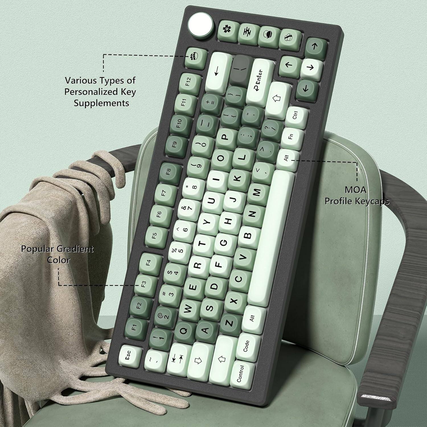 Various Types of Personalized Key Supplements

Popular Gradient Color

MOA Profile Keycaps

Control

Code

Fn

All

Esc

F1 Q A

F2 W S

F3 E D

F4 R T

F5 Y U

F6 H J

F7 N M

F8 B V

F9 G C

F10 F X

F11 P O

F12 I L

Enter

All MOA Profile Keycaps