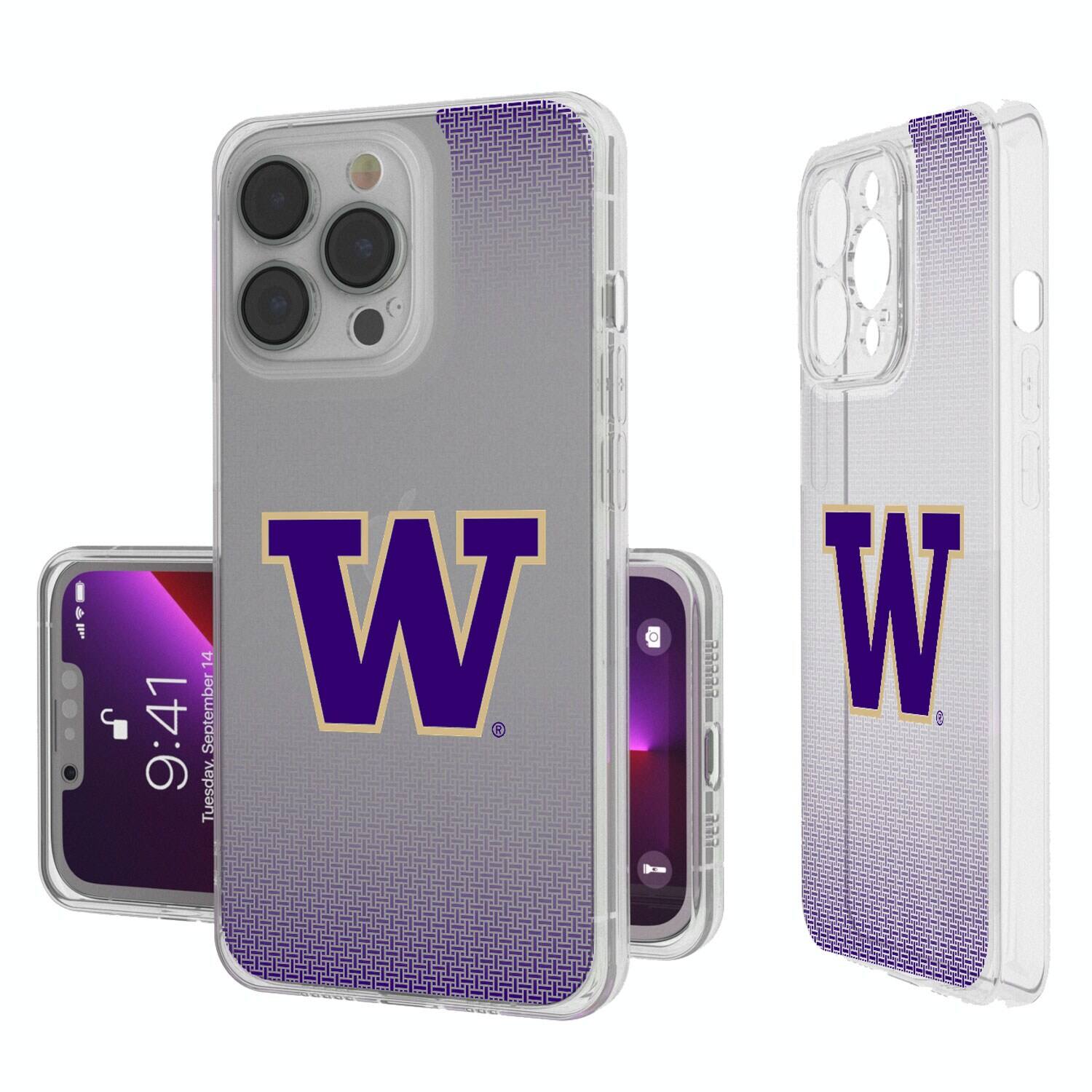 Keyscaper - NCAA - Washington Huskies Linen Logo iPhone Clear Case - 14 Pro Max - Multicolor price history on PriceWatchPro