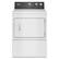Front. Maytag - 7.4 Cu. Ft. Gas Dryer Commercial Grade with IntelliDry Sensor - White.