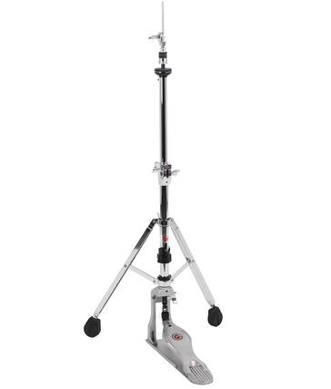 Front. Gibraltar Hardware - 9000 Series Two-Leg Direct Pull Hi Hat Stand, with Rotating Base and Five Step Tension Adjustment.