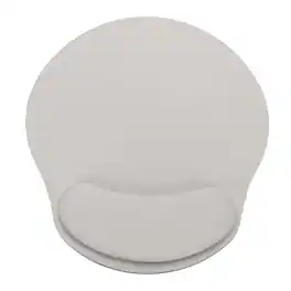 Unique Bargains - Ergonomic Gel Mouse Pad with Wrist Rest Support Memory Foam Mat Non-Slip Base for Office Computer Laptop Keyboard Home - Light Gray