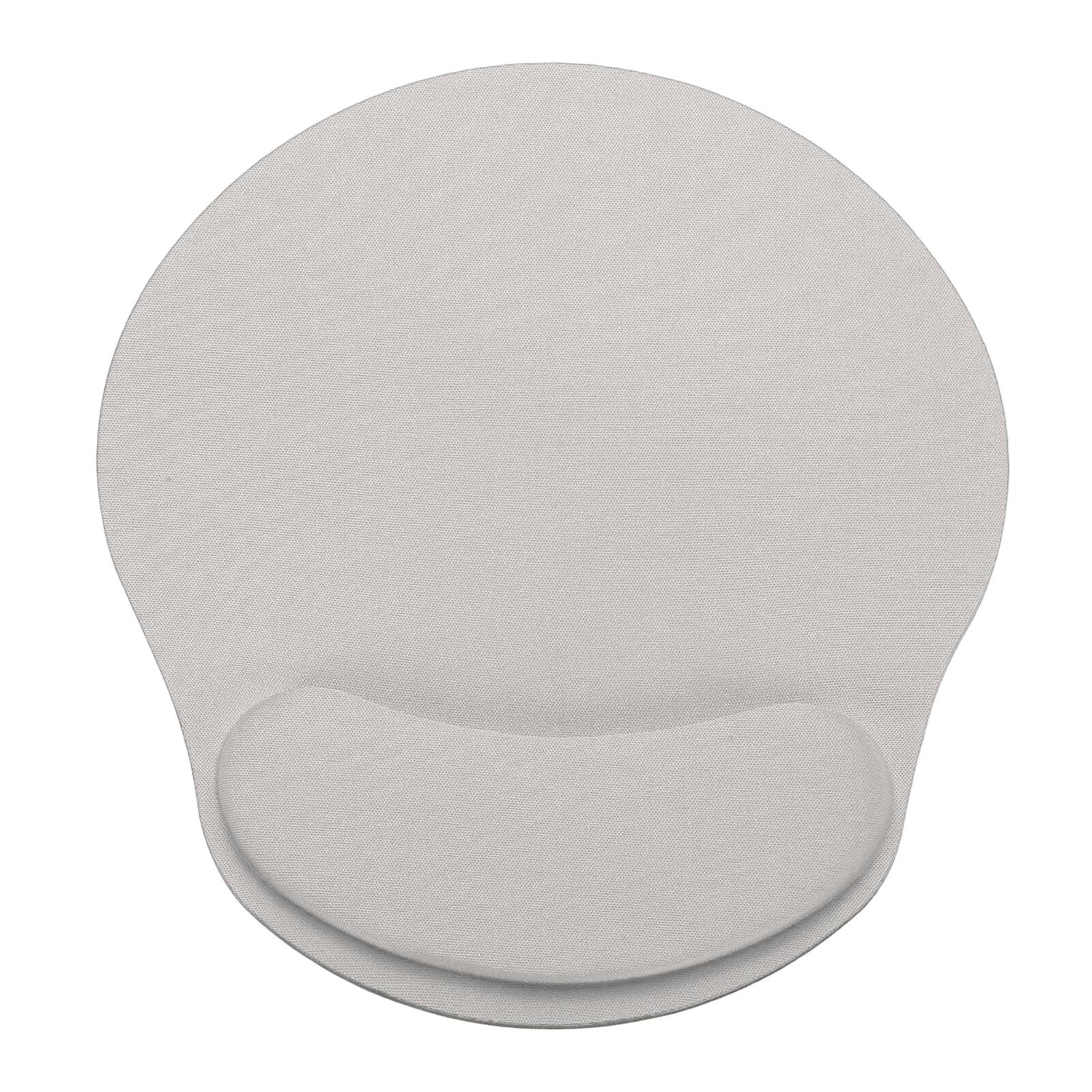 Front. Unique Bargains - Ergonomic Gel Mouse Pad with Wrist Rest Support Memory Foam Mat Non-Slip Base for Office Computer Laptop Keyboard Home - Light Grey.