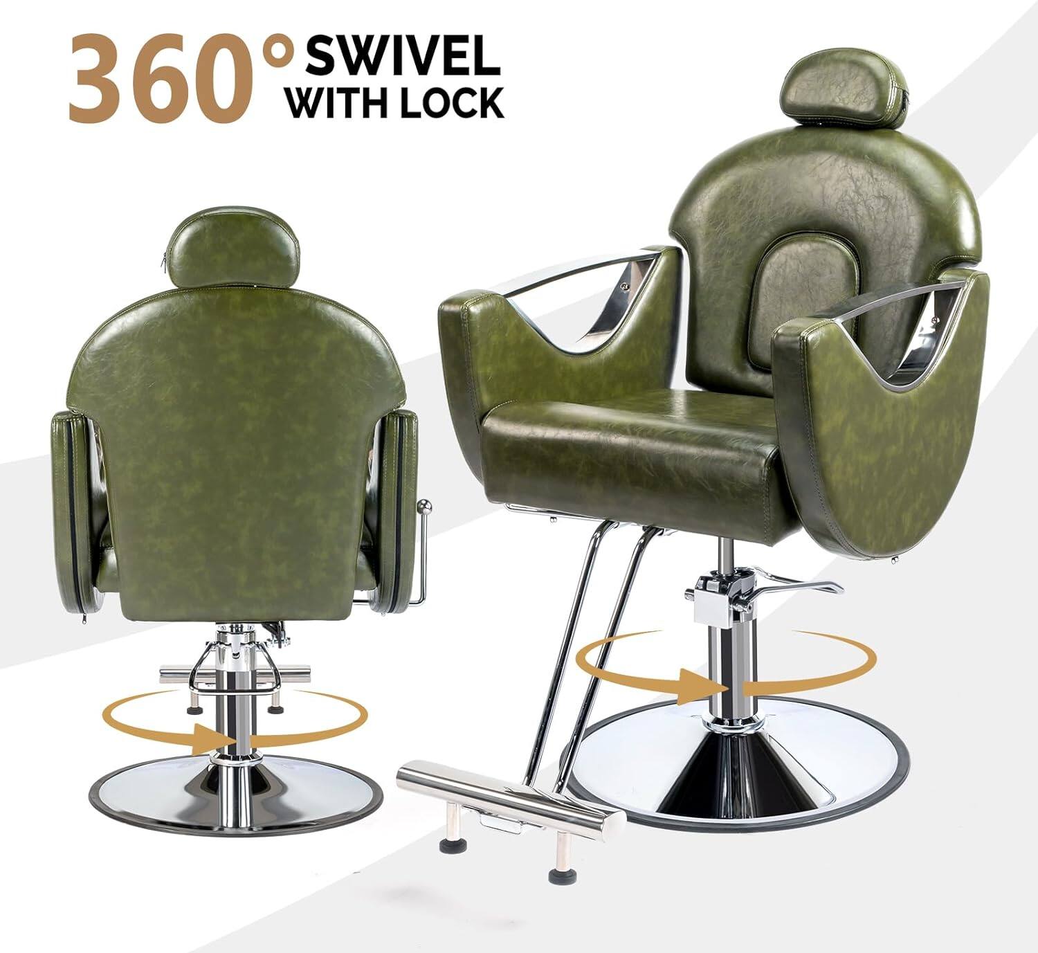360° SWIVEL WITH LOCK