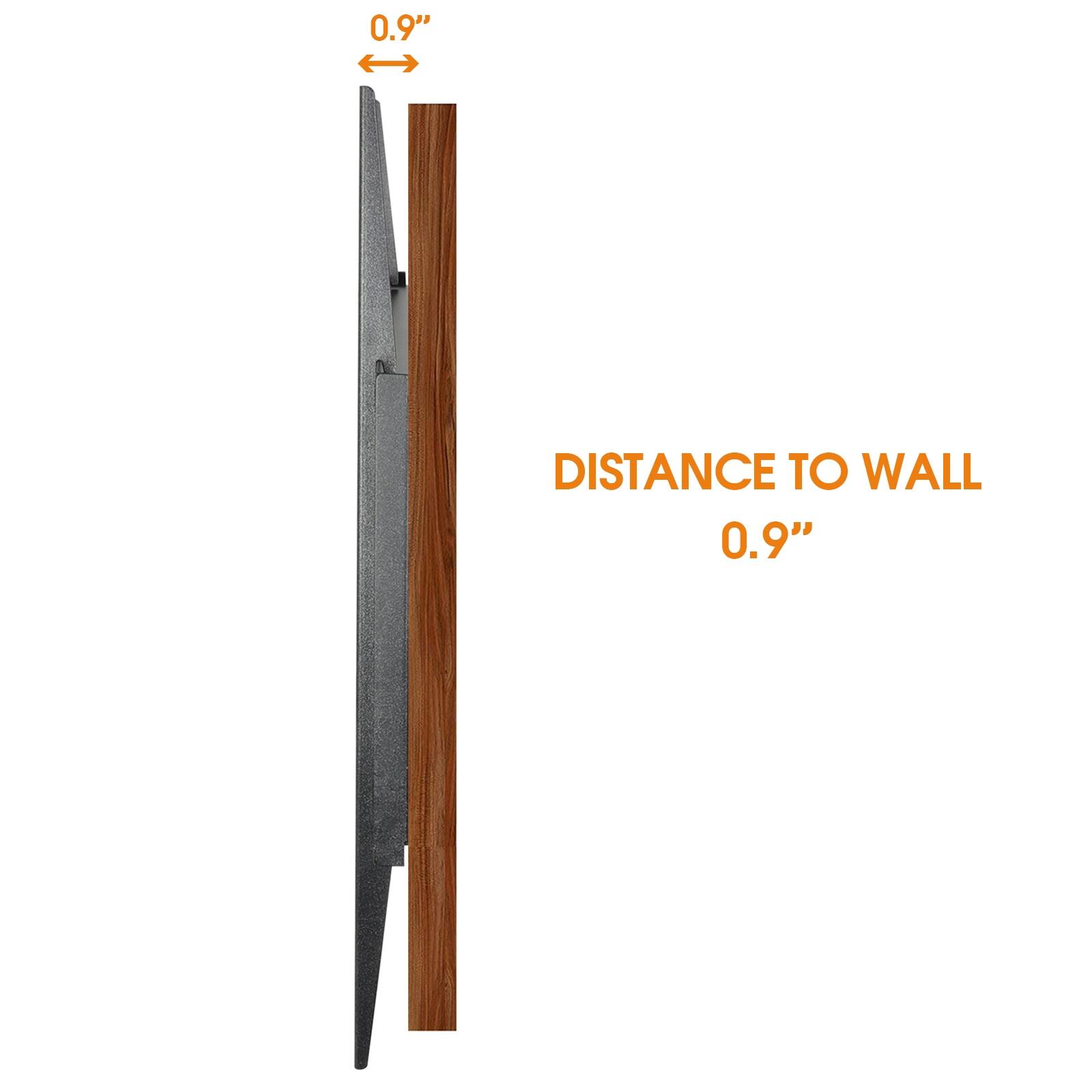 DISTANCE TO WALL 0.9" 0.9"