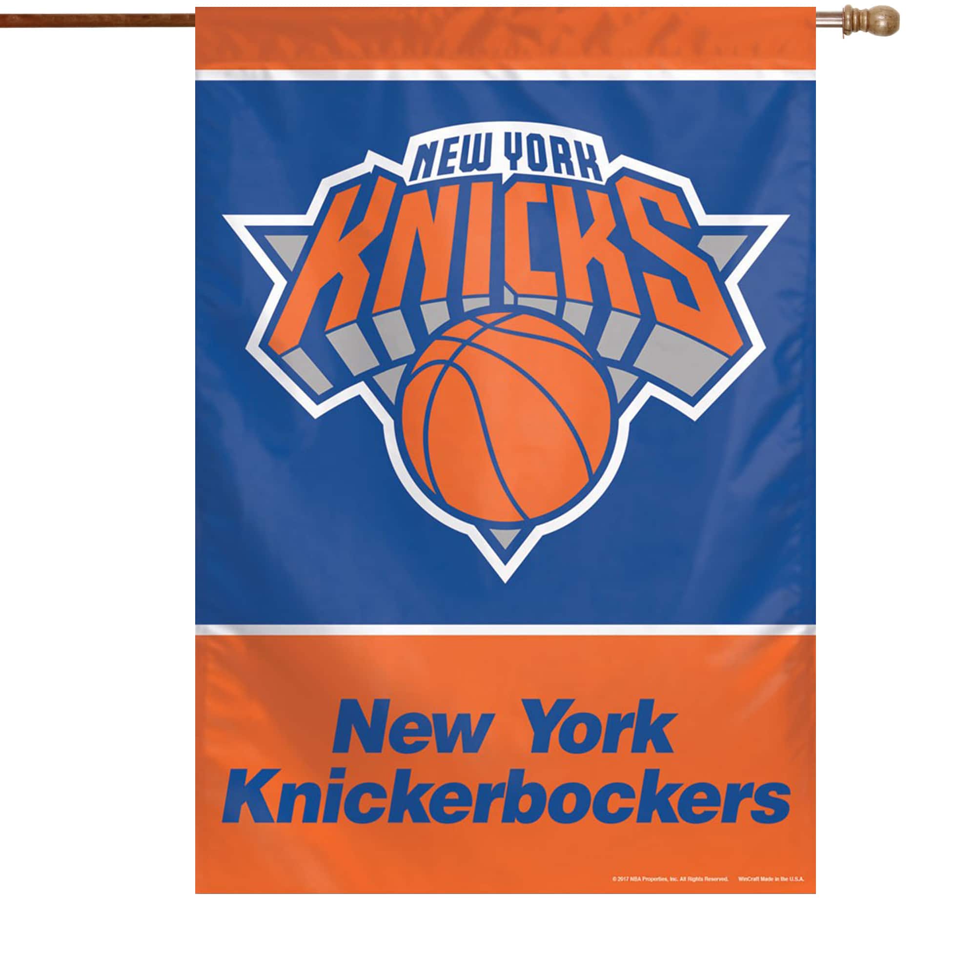 WinCraft - New York Knicks 28" x 40" Primary Logo Single-Sided Vertical Banner - Multicolor