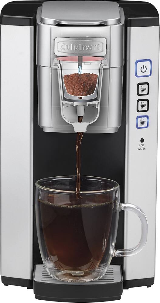 Alt View 11. Cuisinart - Single-Serve Coffee Maker - Silver/Black.