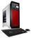 Front. CybertronPC - Titanium X99 X5 Desktop - Intel Core i7 - 16GB Memory - 2TB Hard Drive + 500GB Solid State Drive - Red.