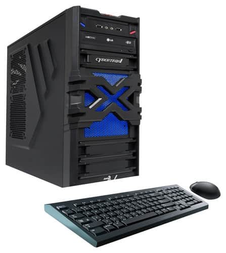 CybertronPC - Patriot Desktop - AMD A4-Series - 8GB Memory - 1TB Hard Drive - Blue-Front_Standard 
