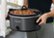 Alt View Zoom 13. Crock-Pot - Cook & Carry 5-Quart Slow Cooker - Metallic.