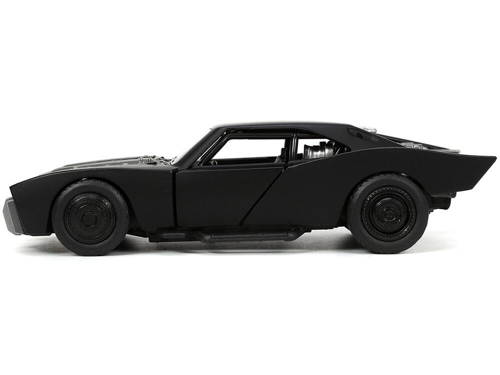 Angle. Jada - Batmobile Black "The Batman" (2022) Movie "Hollywood Rides" Series 1/32 Diecast Model Car by Jada - Black .