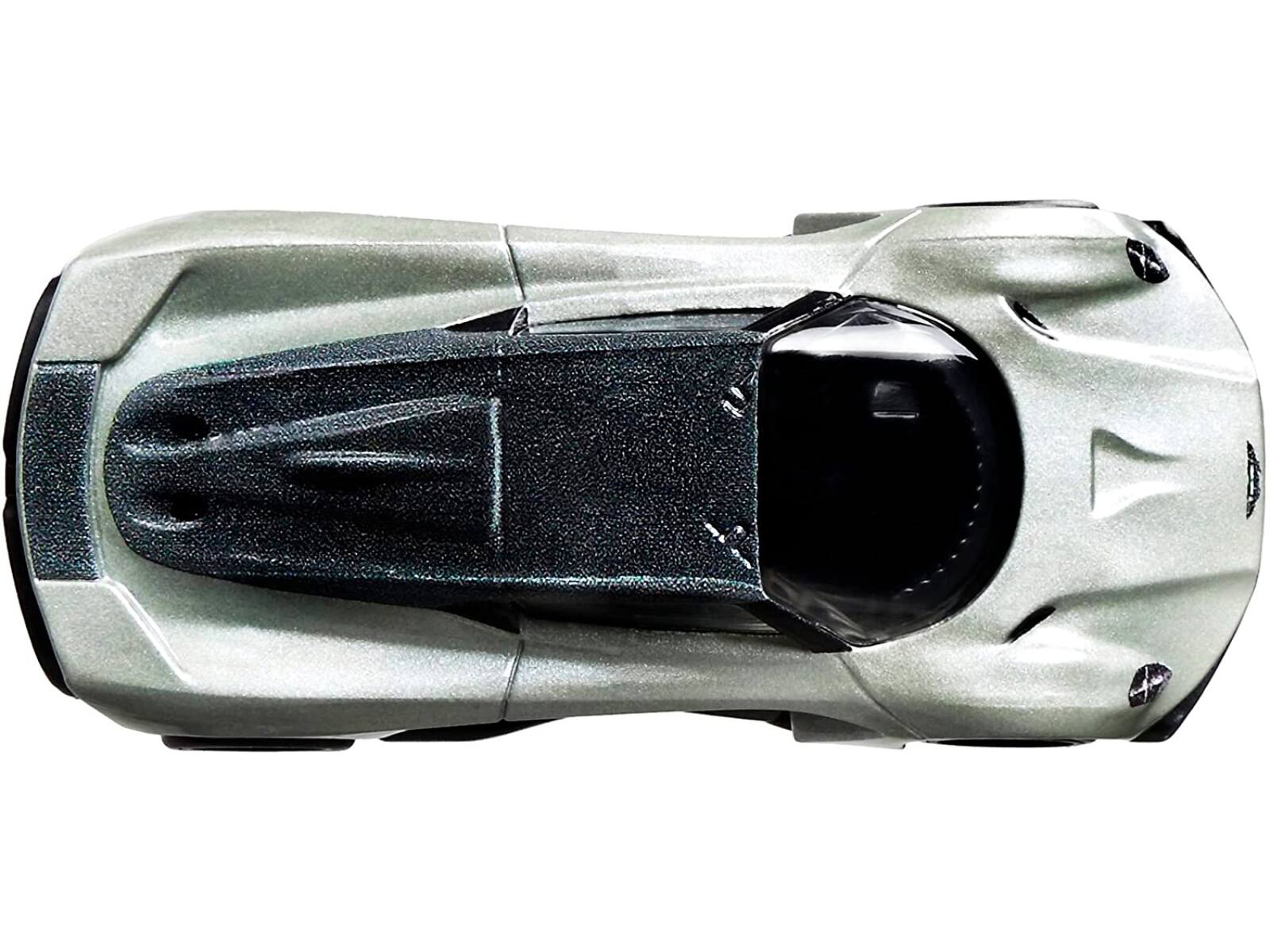 Alt View 3. Hot Wheels - Aston Martin Valhalla Concept Light Green Met. w/Dark Green Top (James Bond 007) 2021 Movie Model Car by Hot Wheels.