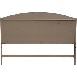 Liberty Furniture Industries - Avalon Queen Upholstered Headboard with Oak Wood Frame - Burnished Beige - Upholstered Burnished Beige