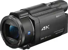 Sony - Handycam AX53 4K Flash Memory Premium Camcorder - Black