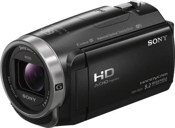 Angle. Sony - Handycam CX675 32GB Flash Memory Camcorder - Black.