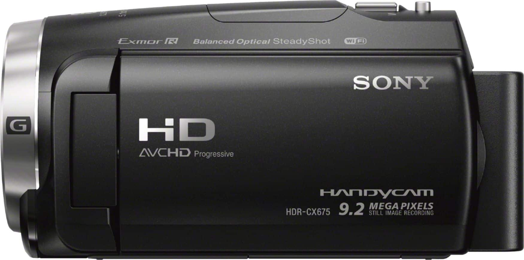 Best Buy: Sony Handycam CX675 32GB Flash Memory Camcorder Black