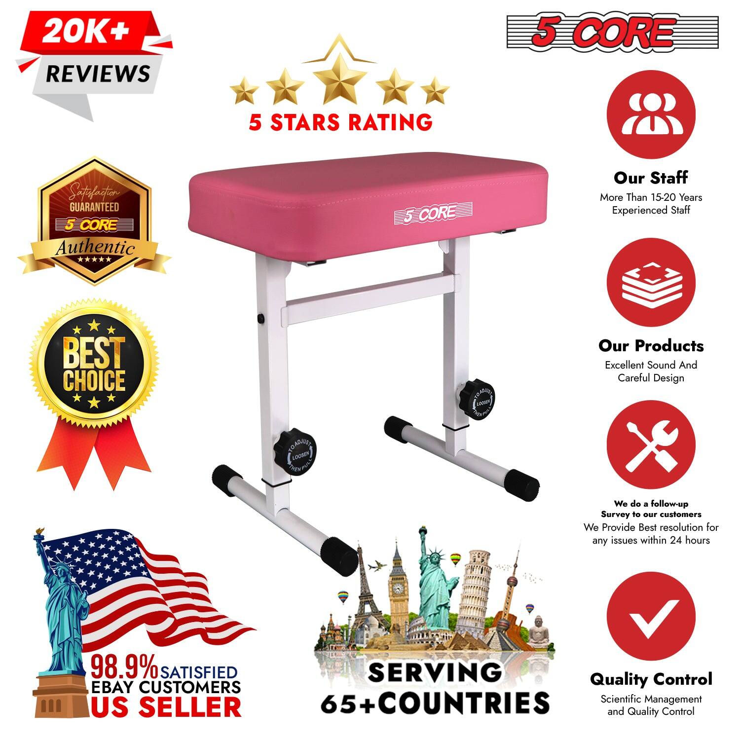 20K+ REVIEWS, 5 CORE, 5 STARS RATING, Satisfaction GUARANTEED, 5 CORE, Authentic, 5 CORE, Our Staff, More Than 15-20 Years Experienced Staff, BEST CHOICE, Our Products, Excellent Sound And Careful Design, We do a follow-up Survey to our customers, We Provide Best resolution for any issues within 24 hours, 98.9% SATISFIED EBAY CUSTOMERS, US SELLER, SERVING 65+ COUNTRIES, Quality Control, Scientific Management, and Quality Control